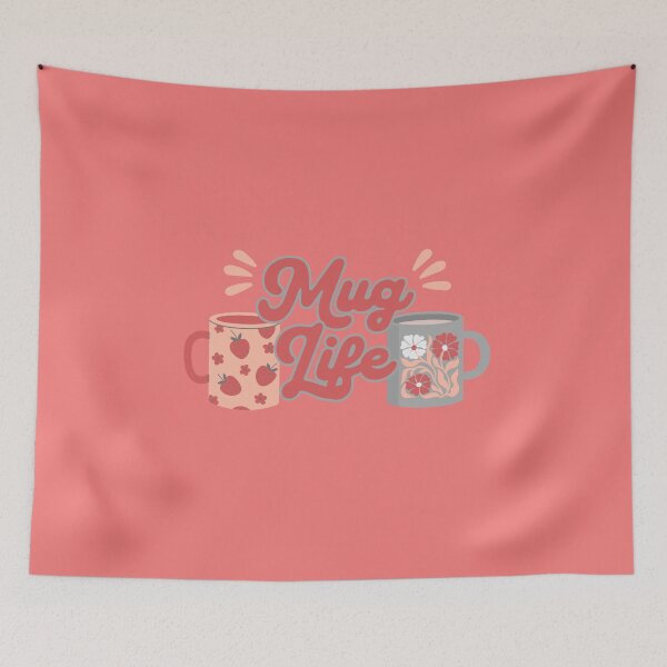 Item preview, Mug Life – Floral & Strawberry Cups designed and sold by Shedronpanda.