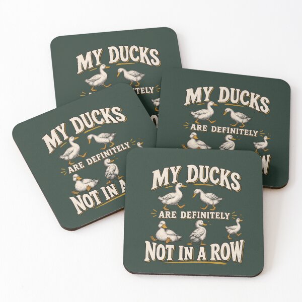 Item preview, My Ducks Are Definitely Not in a Row – Funny Adulting Duck Humor designed and sold by Williams Anderson.