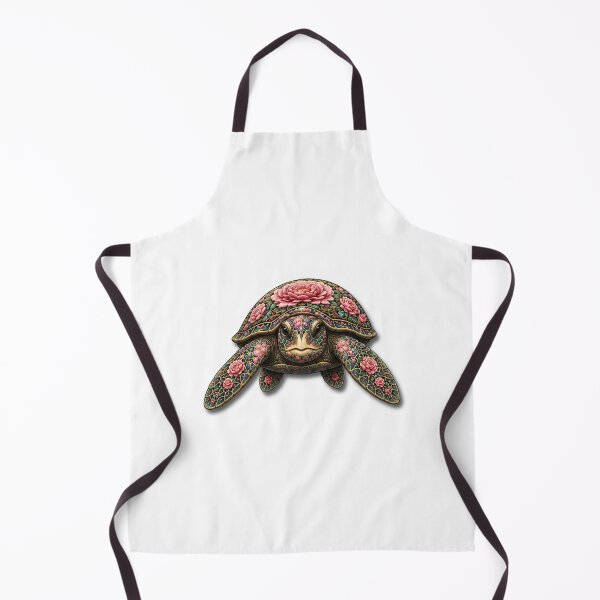Item preview, Floral Turtle | Ocean Flower Bloom Art Collection designed and sold by Zaru Art Studio.
