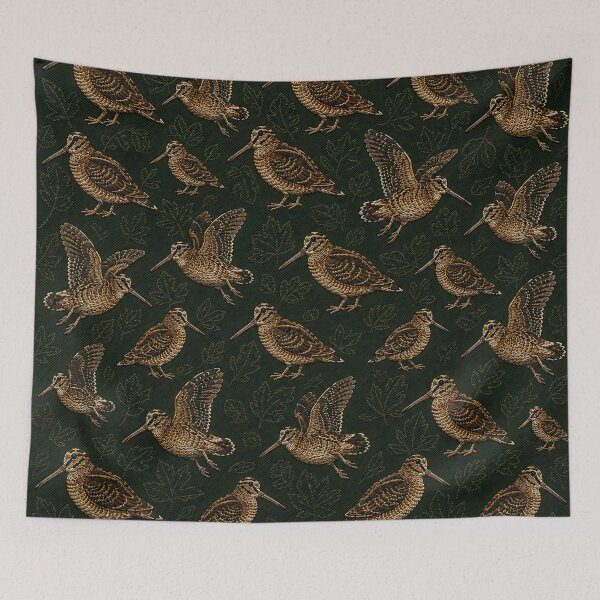 Item preview, Vintage Woodcock Hunting Pattern designed and sold by TammyHunterArt.