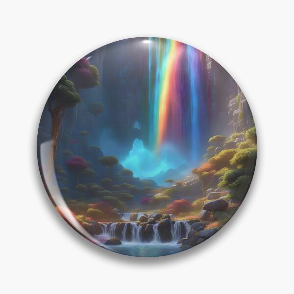 Item preview, Enchanted Rainbow Waterfall Oasis designed and sold by SolenLumens.