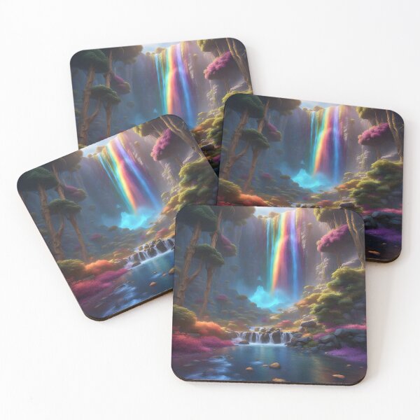 Item preview, Enchanted Rainbow Waterfall Oasis designed and sold by SolenLumens.