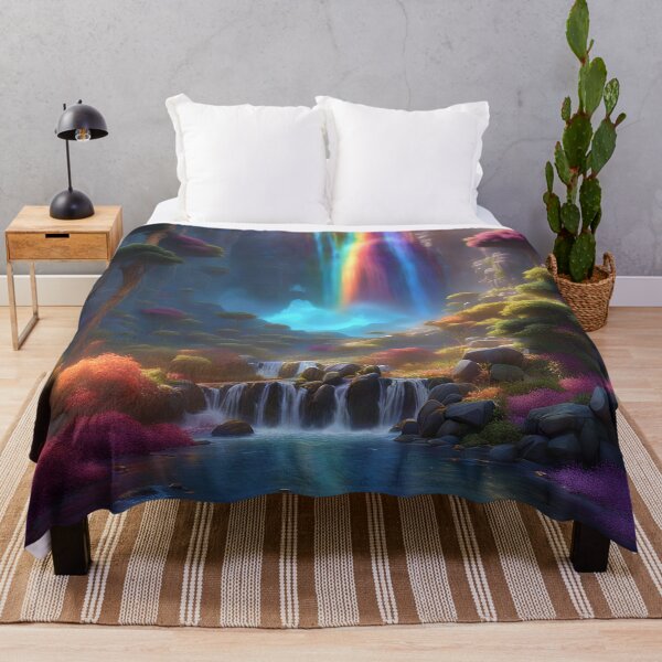 Item preview, Enchanted Rainbow Waterfall Oasis designed and sold by SolenLumens.