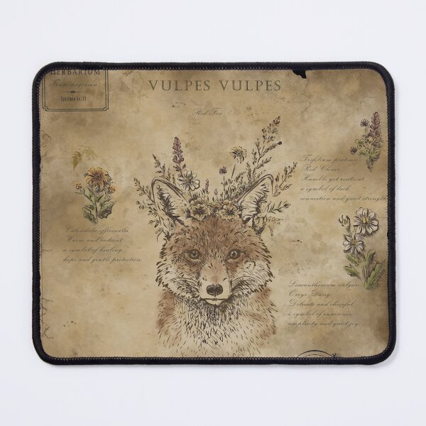 Item preview, Vintage Botanical Fox Illustration designed and sold by KristyUnicorn.