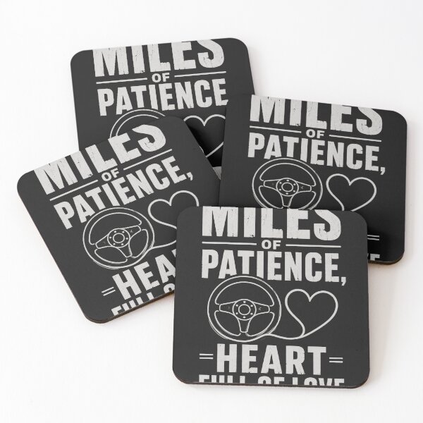 Item preview, ​Miles Of Patience Heart Full Of Love Driver Gift designed and sold by Haque Desigens.