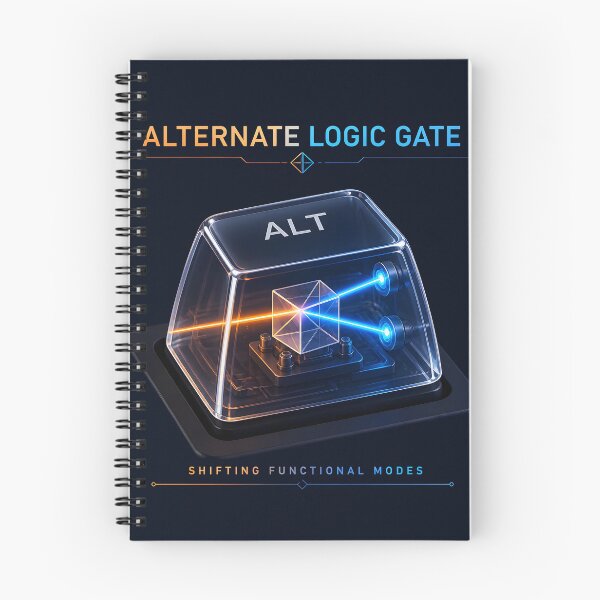 Item preview, Alt Alternate Logic Gate Resin Keycap Mechanical Keyboard designed and sold by ThirdShiftLab.