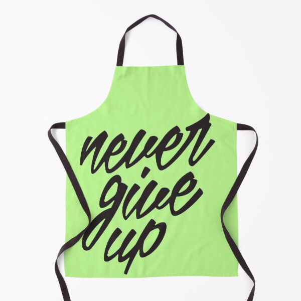Item preview, Never Give Up Dark Cursive Calligraphy Motivational Sticker designed and sold by Scro-Ciob-Shop.