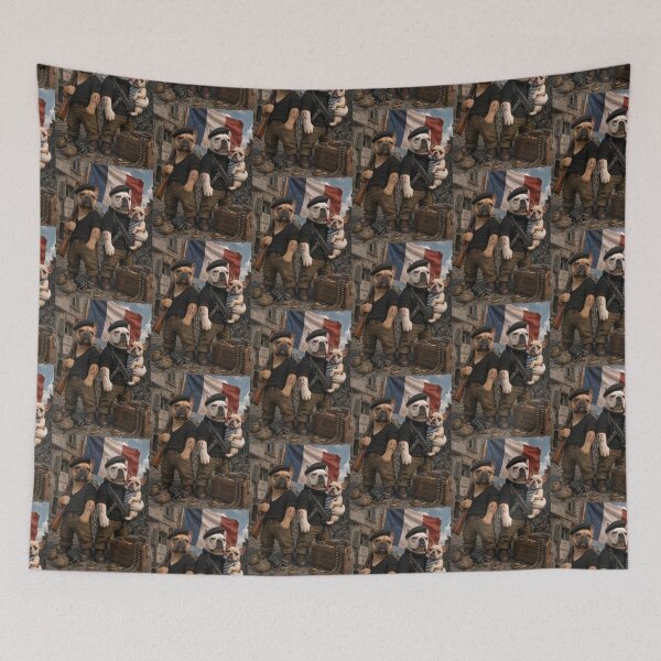 Item preview, French Bulldogs ‘Resistance’ designed and sold by SmARTNiki.