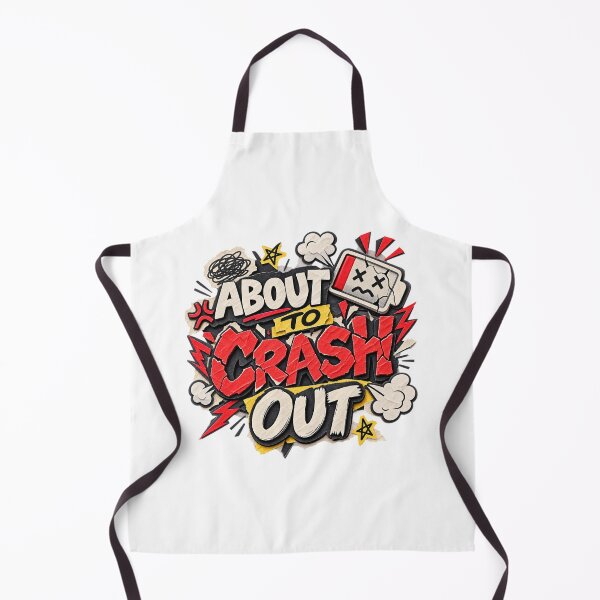 Item preview, About To Crash Out Funny Papercraft Typography designed and sold by Promoffy.