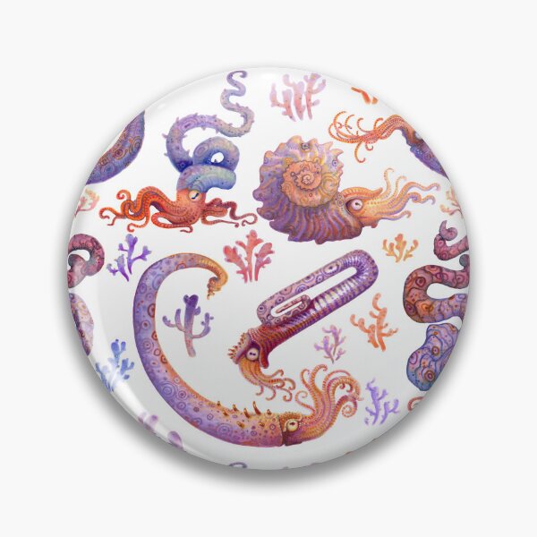Item preview, Ammonites and sponges designed and sold by JMSaarenpaa.