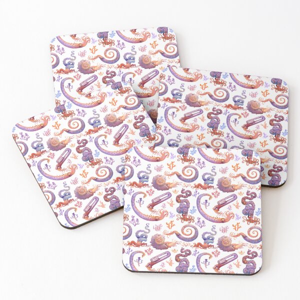 Item preview, Ammonites and sponges designed and sold by JMSaarenpaa.