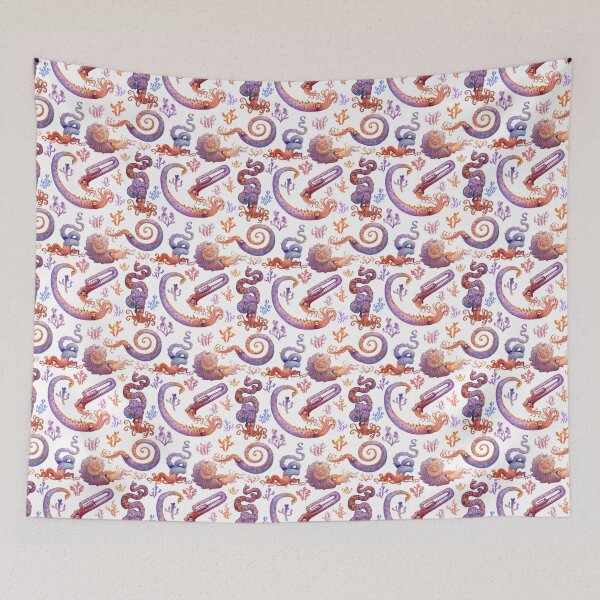 Item preview, Ammonites and sponges designed and sold by JMSaarenpaa.