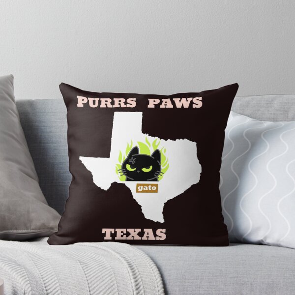 Item preview, Purrs Paws gato Texas designed and sold by JJShirtz.