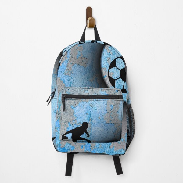 Item preview, Soccer Football Street Art Blue Graffiti designed and sold by PetruArtDesigns.
