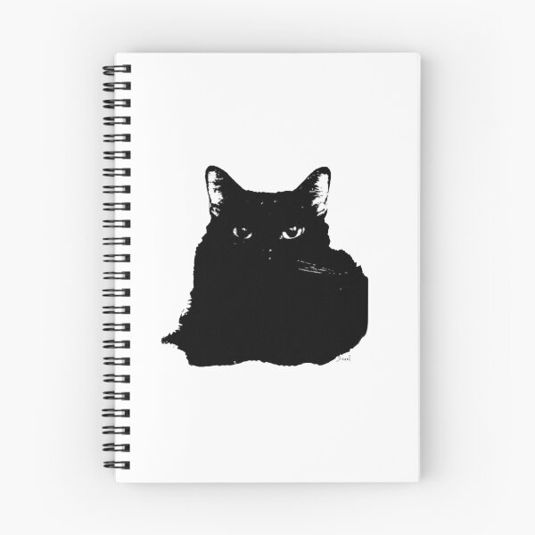 Item preview, Intimidating Fluffy Black Cat designed and sold by artxsian.