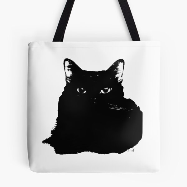Item preview, Intimidating Fluffy Black Cat designed and sold by artxsian.