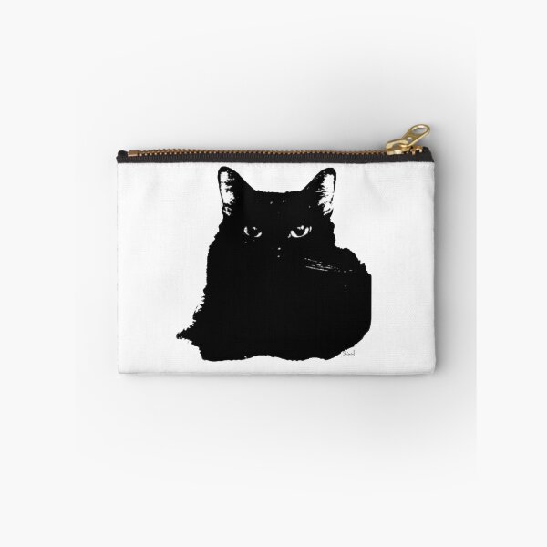 Item preview, Intimidating Fluffy Black Cat designed and sold by artxsian.
