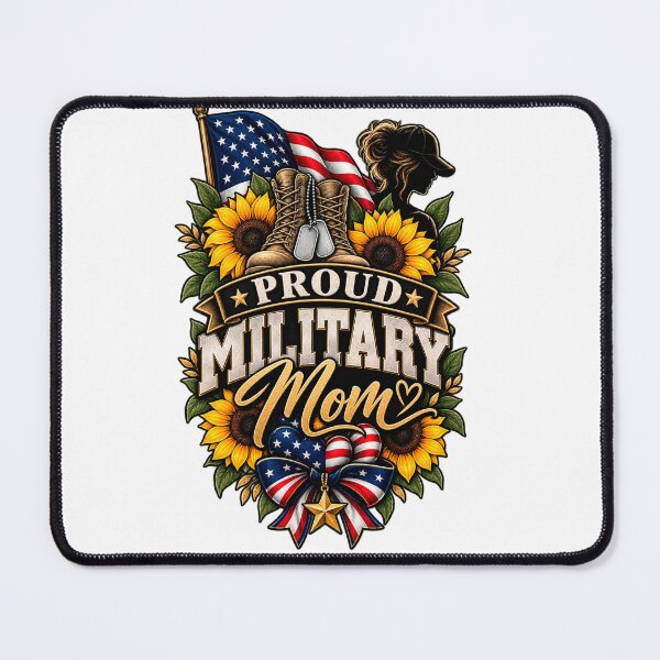 Item preview, Proud Military Mom  designed and sold by Worn With Honor.