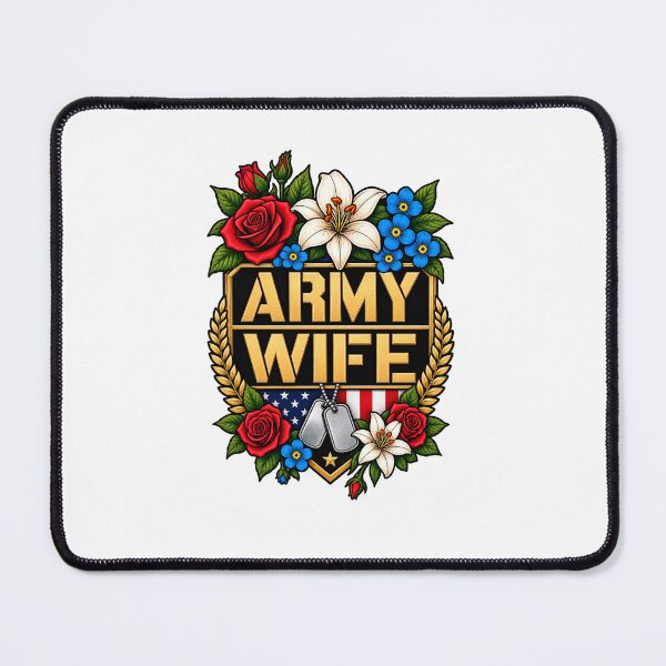 Item preview, Army Wife Floral designed and sold by Worn With Honor.