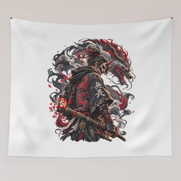 Item preview, Oni Dragon Ronin Warrior designed and sold by VYBORA Studio.