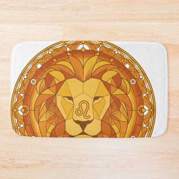 Item preview, Leo Zodiac Sacred Geometry Mandala Modern Astrology Design designed and sold by Osmose-Studio ⭐⭐⭐⭐⭐.