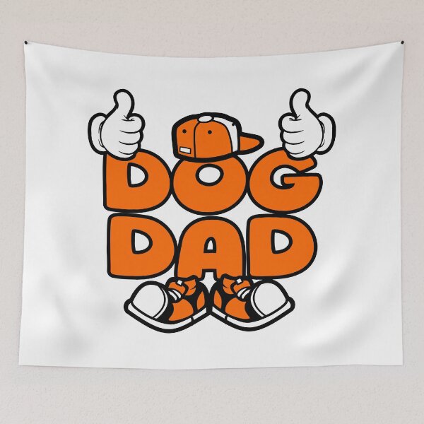 Item preview, DOG DAD - PETS Street Lettering Cartoon Character  designed and sold by NFTWords.