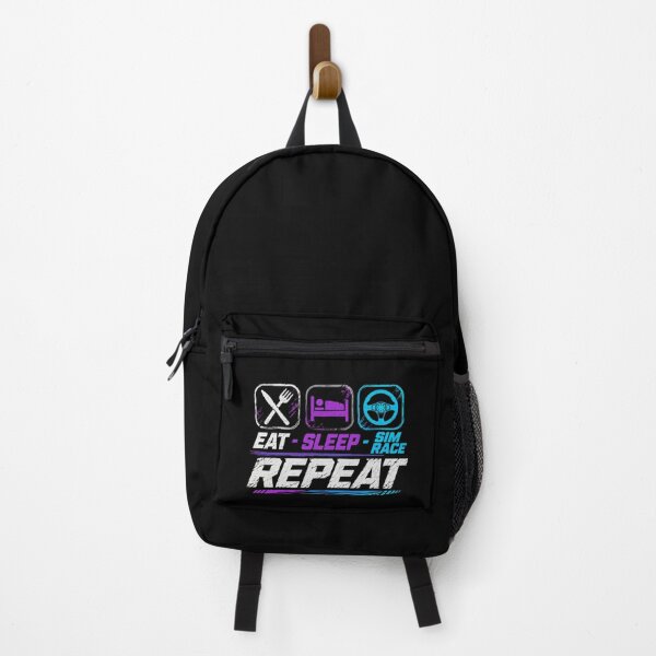 Item preview, Eat sleep sim race repeat for sim racing fans designed and sold by HandicraftArt.