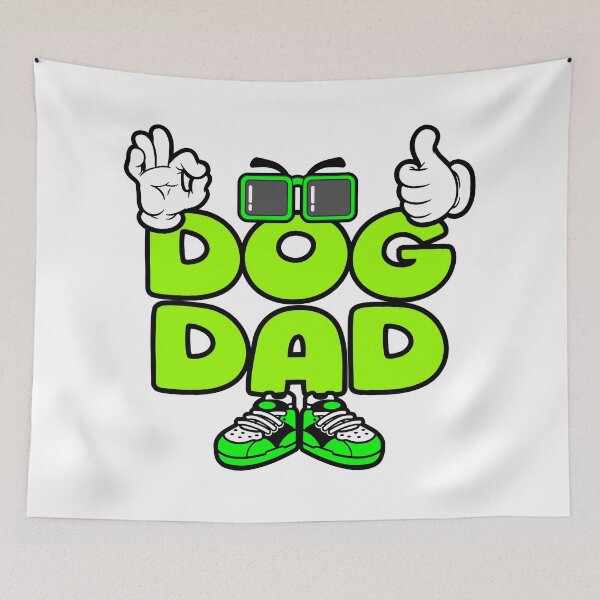 Item preview, DOG DAD - PETS Design Character Bold Retro designed and sold by NFTWords.