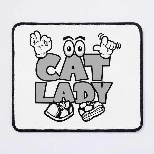 Item preview, CAT LADY - PETS Graffitti Character Bold Retro designed and sold by NFTWords.