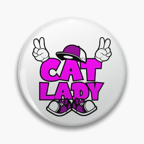 Item preview, CAT LADY - PETS Lettering Comic Words Funny  designed and sold by NFTWords.