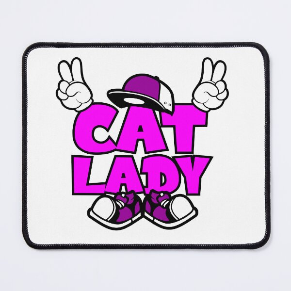 Item preview, CAT LADY - PETS Lettering Comic Words Funny  designed and sold by NFTWords.