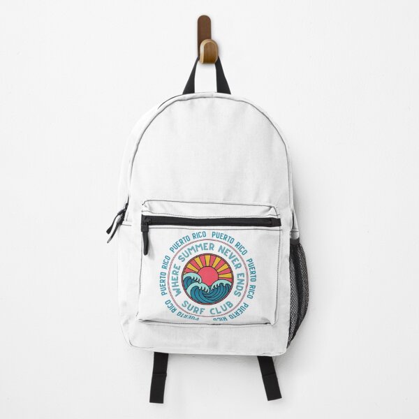 Item preview, Puerto Rico Surf Club Retro Sunset Wave Badge Design designed and sold by DonnaRaine.