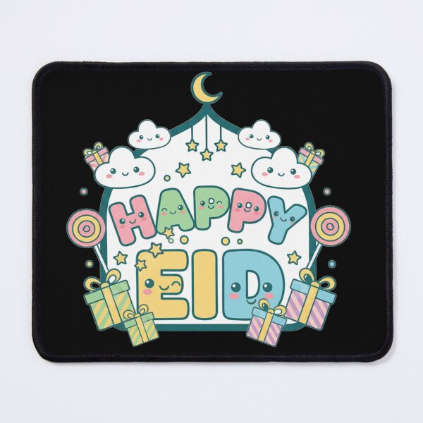 Item preview, Adorable "HAPPY EID" Pastel Mosque Arch Celebration designed and sold by D-Islamic.