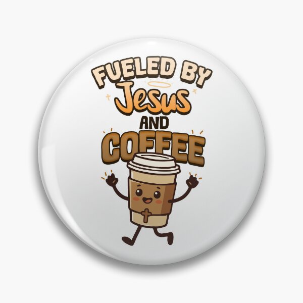 Item preview, Powered By Jesus & Coffee | Christian Faith & Caffeine designed and sold by SleekVisuals.