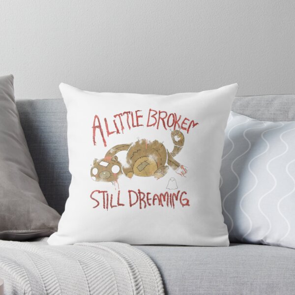 Item preview, ​A Little Broken Still Dreaming | Sad Cute Goth Cat Plushie designed and sold by Leandro Vieira.