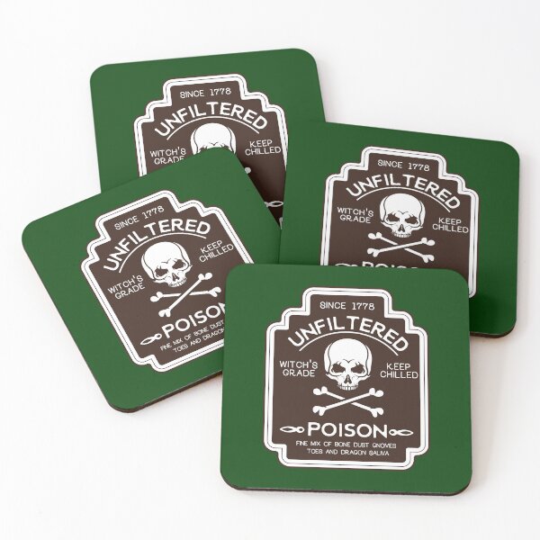 Item preview, Unfiltered Poison Witch's Potion Ingredient Label Design designed and sold by Roadkill Creations.