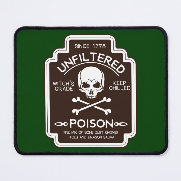 Item preview, Unfiltered Poison Witch's Potion Ingredient Label Design designed and sold by Roadkill Creations.