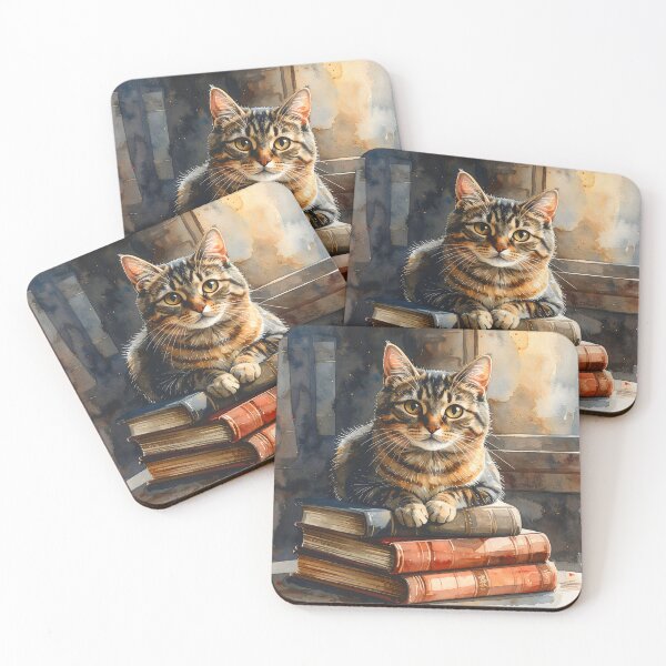 Item preview, Cat Sleeping on Books  designed and sold by BetweenForms.