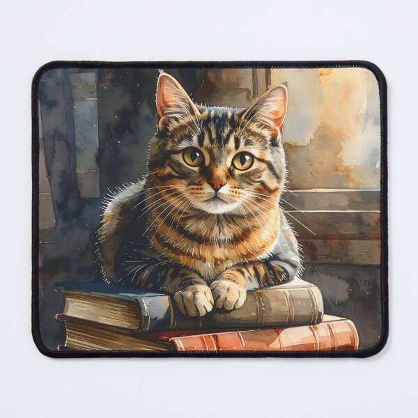 Item preview, Cat Sleeping on Books designed and sold by BetweenForms.