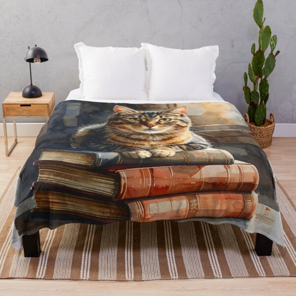Item preview, Cat Sleeping on Books designed and sold by BetweenForms.