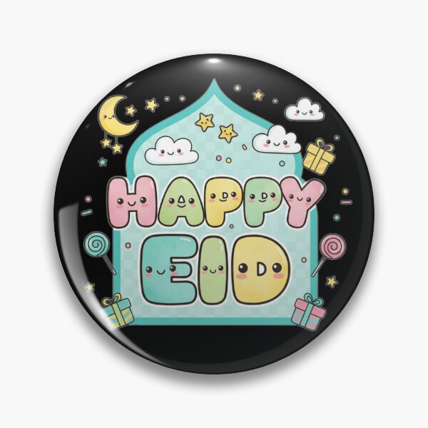 Item preview, Adorable "HAPPY EID" Pastel Mosque Arch Celebration (V.2) designed and sold by D-Islamic.