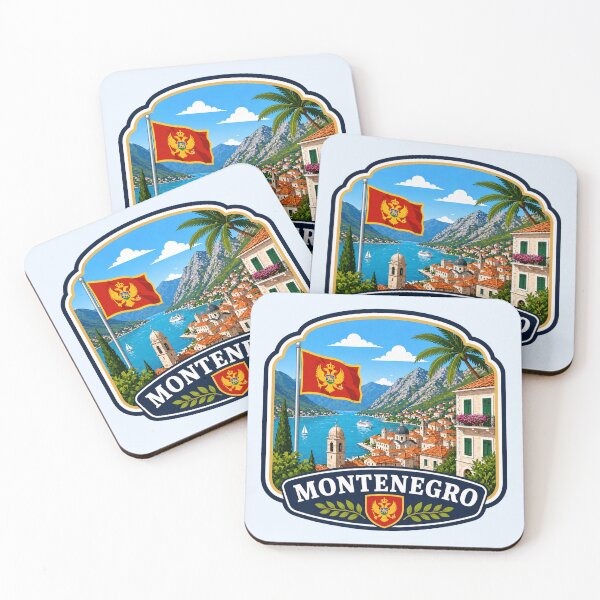 Item preview, Montenegro - Adriatic Coast Bay of Kotor designed and sold by Myra365Art.