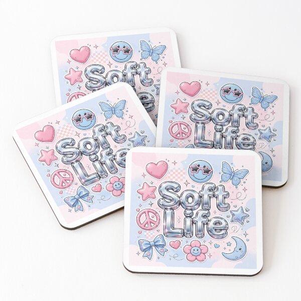 Item preview, Soft Life Y2K Aesthetic Chrome Quote Sticker designed and sold by Softlife by Harvir.