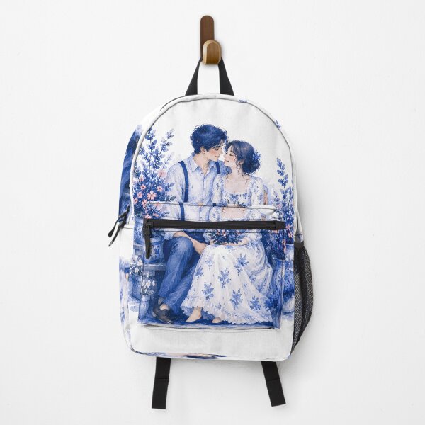 Item preview, Romantic Blue Watercolor Couple designed and sold by fnsdjfnsidjdns.