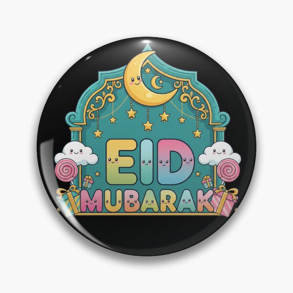 Item preview, Adorable "EID MUBARAK" Pastel Mosque Arch Celebration (V.2) designed and sold by D-Islamic.