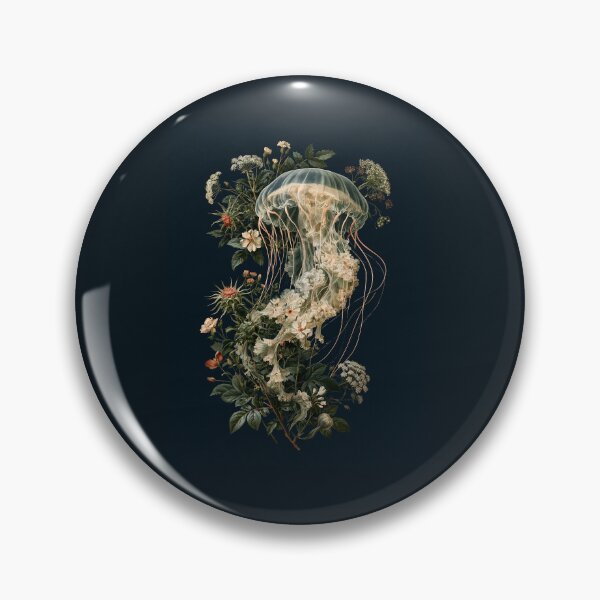 Item preview, Midnight Botanical Jellyfish designed and sold by Helenaphotoart.