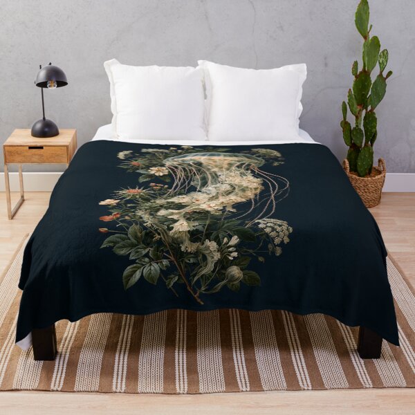 Item preview, Midnight Botanical Jellyfish designed and sold by Helenaphotoart.