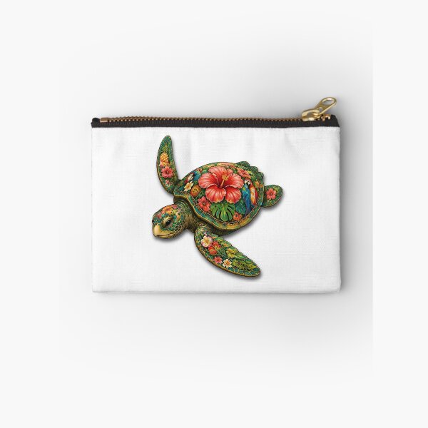 Item preview, Swimming Tropical Turtle | Ocean Summer Paradise Art Collection designed and sold by Zaru Art Studio.