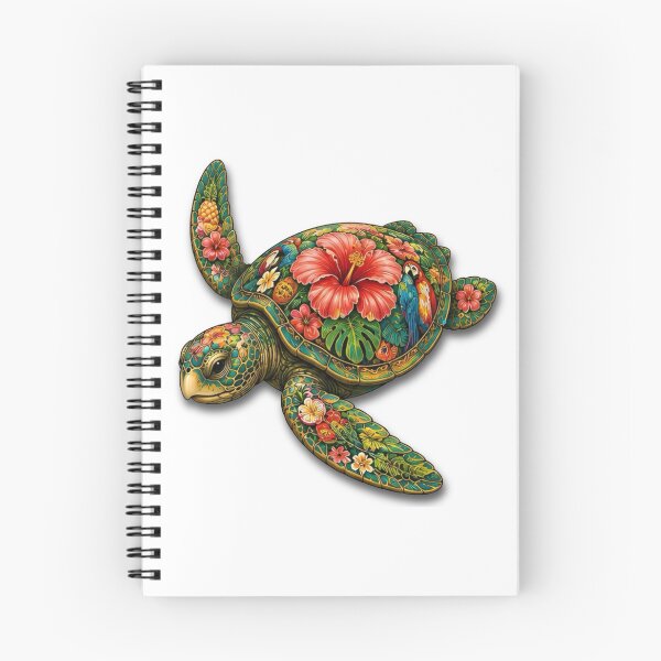 Item preview, Swimming Tropical Turtle | Ocean Summer Paradise Art Collection designed and sold by Zaru Art Studio.