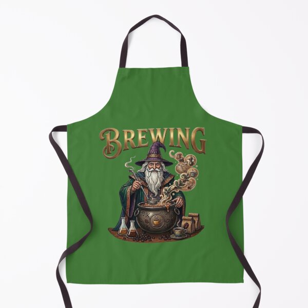 Item preview, Wizard Brewing Coffee Magical Potion Art designed and sold by Northern Glow Art.